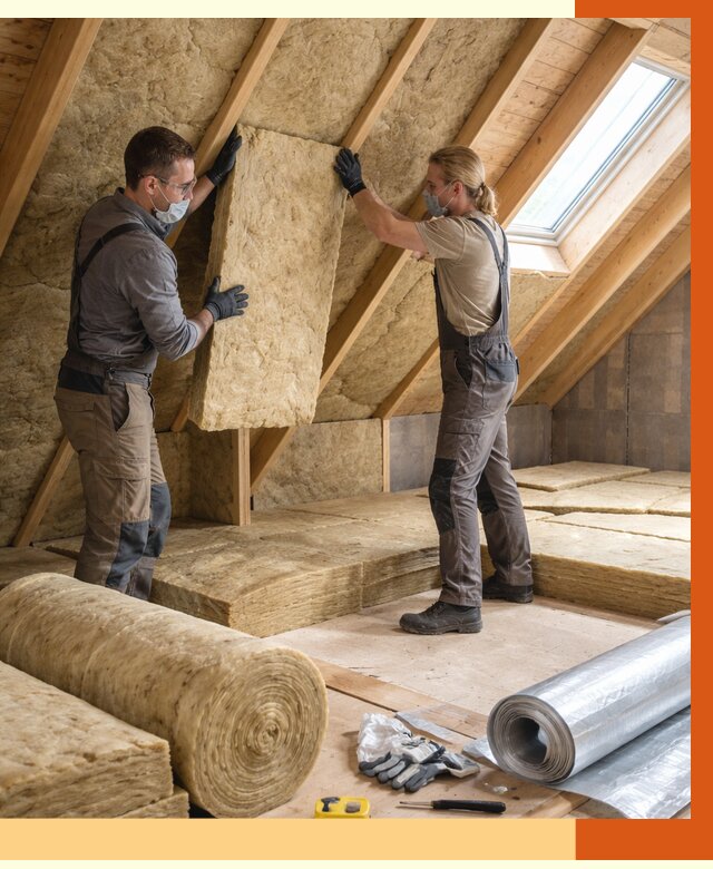 Утепление мансарды минватой в Печоре от 4276 руб./м2 — монтаж и пароизоляция | ТепломастерПчр